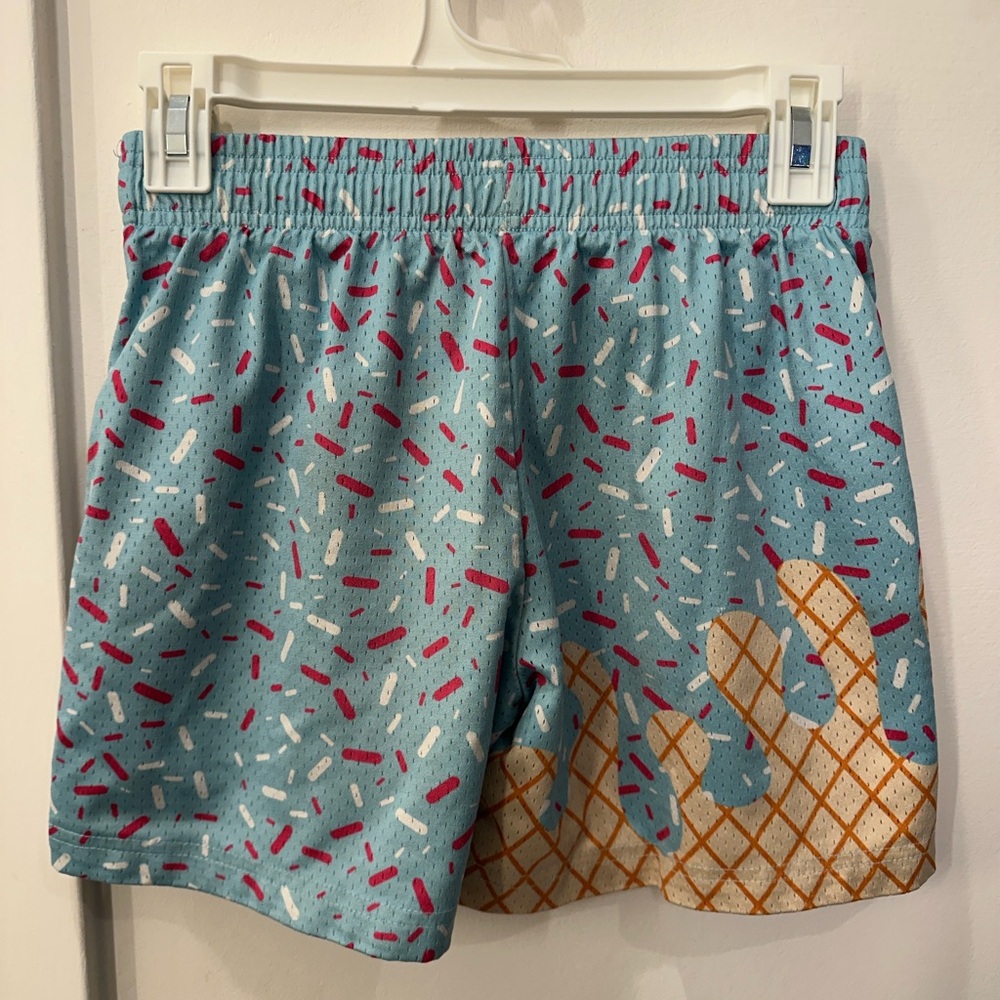 Baseball Lifestyle 101 Colorful Sprinkle Pattern Shorts, Youth M